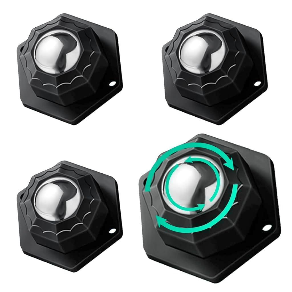 HASTHIP 4pcs Caster Wheel 20mm Self Adhesive Caster Wheel 360° Swivel Wheels for Furniture, Small Appliance, DIY Modification Moving Table Heavy Duty Caster Wheels 200Kg Loading Capacity HASTHIP 4pcs Caster Wheel 20mm Self Adhesive Caster Wheel 360° Swivel Wheels for Furniture, Small Appliance, DIY Modification Moving Table Heavy Duty Caster Wheels 200Kg Loading Capacity